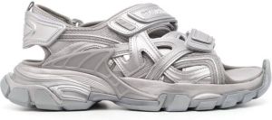 Balenciaga Track touch-strap sandals Silver