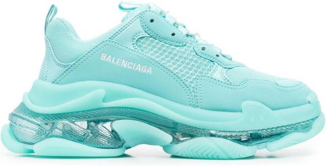 Balenciaga Triple S clear-sole sneakers Blue