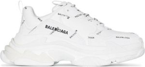 Balenciaga Triple S logo print sneakers White