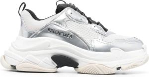 Balenciaga Triple S low-top sneakers Silver