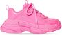 Balenciaga Triple S patent-finish sneakers Pink - Thumbnail 1