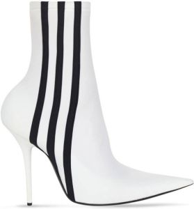 Balenciaga x adidas Knife 110mm ankle-length boots White