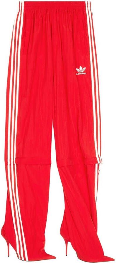 Balenciaga x adidas Pantashoes track pants Red