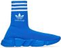 Balenciaga x adidas Speed high-top sneakers Blue - Thumbnail 1