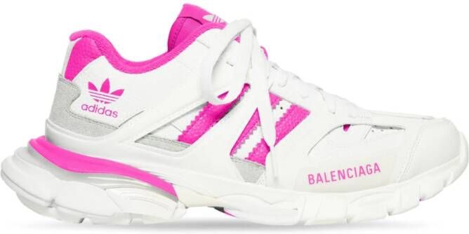 Balenciaga x adidas Track Forum panelled sneakers White