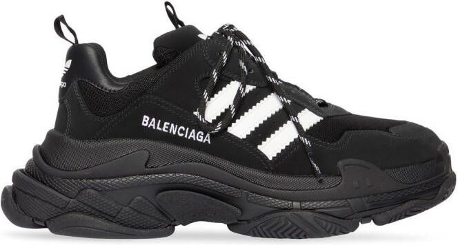 Balenciaga x adidas Triple S sneakers Black