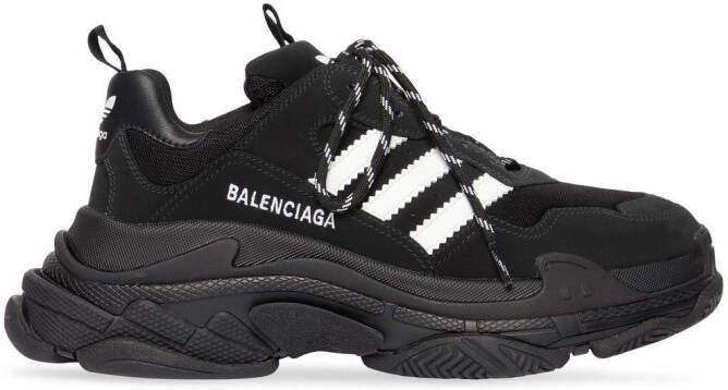 Balenciaga x adidas Triple S sneakers Black