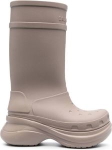 Balenciaga x Crocs™ mid-calf boots Neutrals