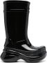 Balenciaga x Crocs patent-finish boots Black - Thumbnail 1