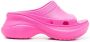 Balenciaga x Crocs™ platform slide sandals Pink - Thumbnail 1