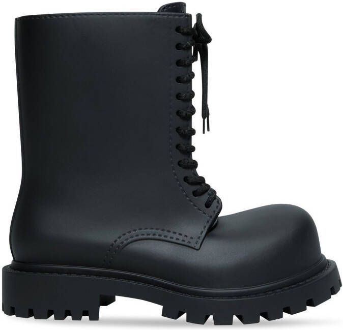Balenciaga Steroid lace-up boots Black
