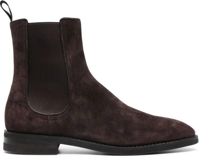 Bally 30mm suede ankle boots Brown