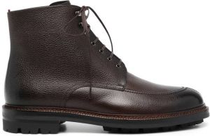 Bally ankle lace-up boots Brown