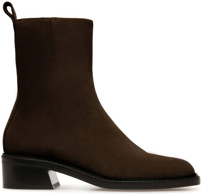 Bally Austine 35mm square-toe boots Brown