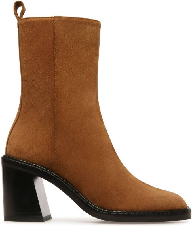 Bally Austine 75mm square-toe boots Brown