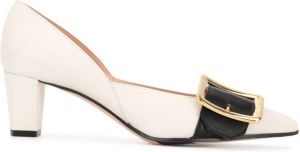 Bally buckle-detail heeled pumps White