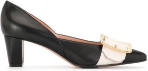 Bally buckle-detail leather pumps Black