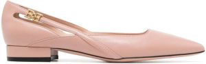 Bally buckle-detail leather pumps Pink