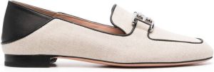 Bally buckle-detail panelled loafers Neutrals