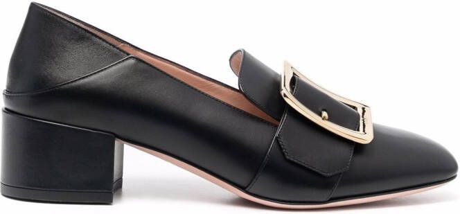 Bally buckled leather pumps Black