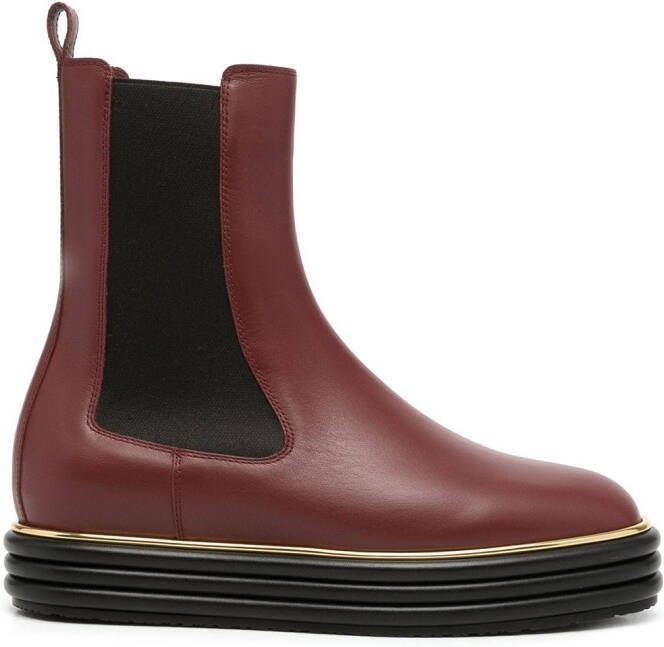 Bally Chelsea ankle boots Red
