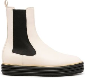 Bally Chelsea ankle boots White