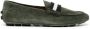 Bally contrasting-trim leather loafers Green - Thumbnail 1