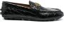 Bally crocodile-embossed leather loafers Black - Thumbnail 1