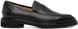 Bally crossover strap detail loafers Black
