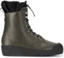 Bally Cutter lace-up boots Green - Thumbnail 1
