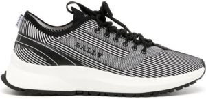 Bally diagonal-stripe low-top sneakers Black