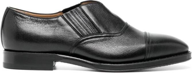 Bally elasticated-panels leather loafers Black