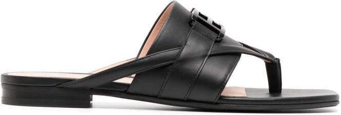Bally Elia leather sandals Black