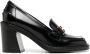 Bally Ellyayne 75 square-toe leather pumps Black - Thumbnail 1