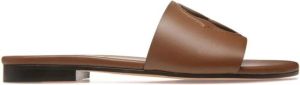 Bally Emblem logo-debossed slides Brown