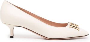 Bally Evanca 45 leather pumps White