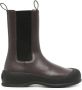 Bally flat leather boots Brown - Thumbnail 1