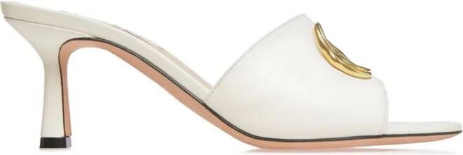 Bally Geha 65mm logo-plaque sandals White