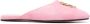 Bally Gylon logo-plaque suede slippers Pink - Thumbnail 1