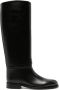 Bally Hollie logo-plaque leather boots Black - Thumbnail 1