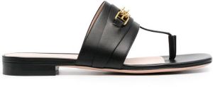 Bally horsebit-detail leather sandals Black