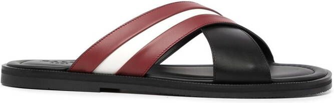 Bally Jaabir stripe-detail sandals Black