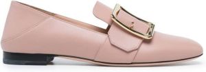 Bally Janelle 10mm buckle slippers Pink