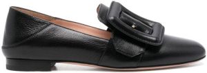 Bally Janelle buckled leather loafers Black