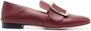 Bally Janelle buckled loafers Red