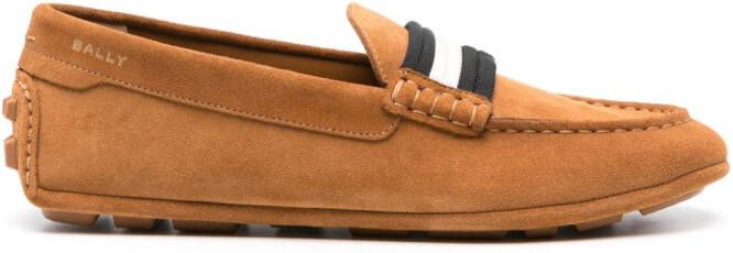 Bally Kansan suede loafers Brown