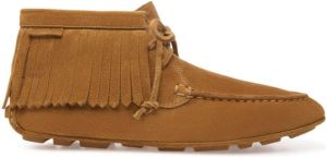 Bally Kaory fringed suede loafers Neutrals
