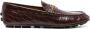 Bally Keeper embossed-crocodile leather loafers Red - Thumbnail 1