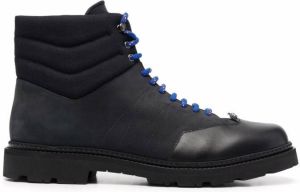 Bally lace-up leather boots Black