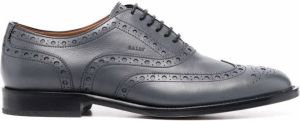 Bally lace-up leather brogues Grey